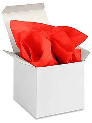 Tissue Paper Sheets - 15 x 20, Red - ULINE - Bundle of 960 Sheets - S-13177R