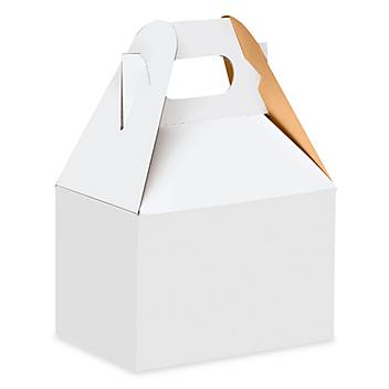 Gable Boxes - 6 x 4 x 4", White S-13182