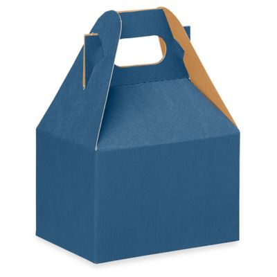 Gable Boxes - 6 x 4 x 4", Blue S-13184BLU