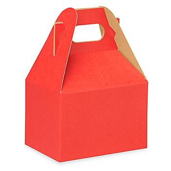 Gable Boxes - 6 x 4 x 4", Red S-13184R