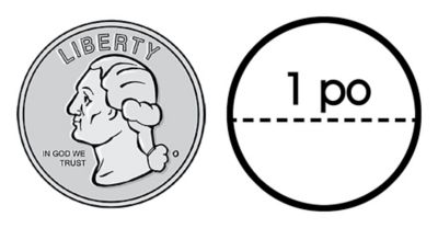 Étiquettes adhésives de 1 po