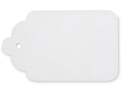  Merchandise Tags, White #8 (2-7/8 x 1-3/4), Hole