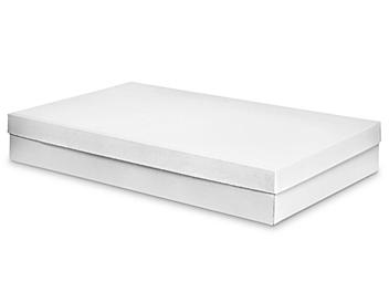 Deluxe Gift Boxes - 19 x 12 x 3", White S-13214