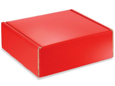 Colored Mailers - 8 x 8 x 3", Red S-13215R