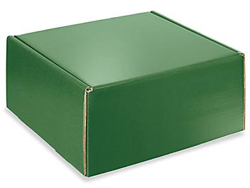 Colored Mailers - 10 x 10 x 5", Green S-13216G