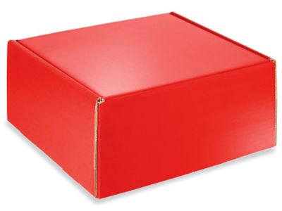 Colored Mailers - 10 x 10 x 5", Red S-13216R