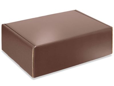 Colored Mailers - 12 1/8 x 9 1/4 x 4", Chocolate S-13217CHOC