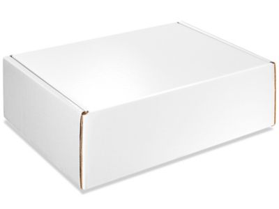 Colored Mailers - 12 1/8 x 9 1/4 x 4", White Gloss S-13217W