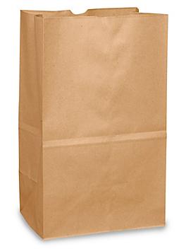 Paper Grocery Bags - 8 1/4 x 5 15/16 x 13 3/8", #20, Shorty, Kraft S-13242