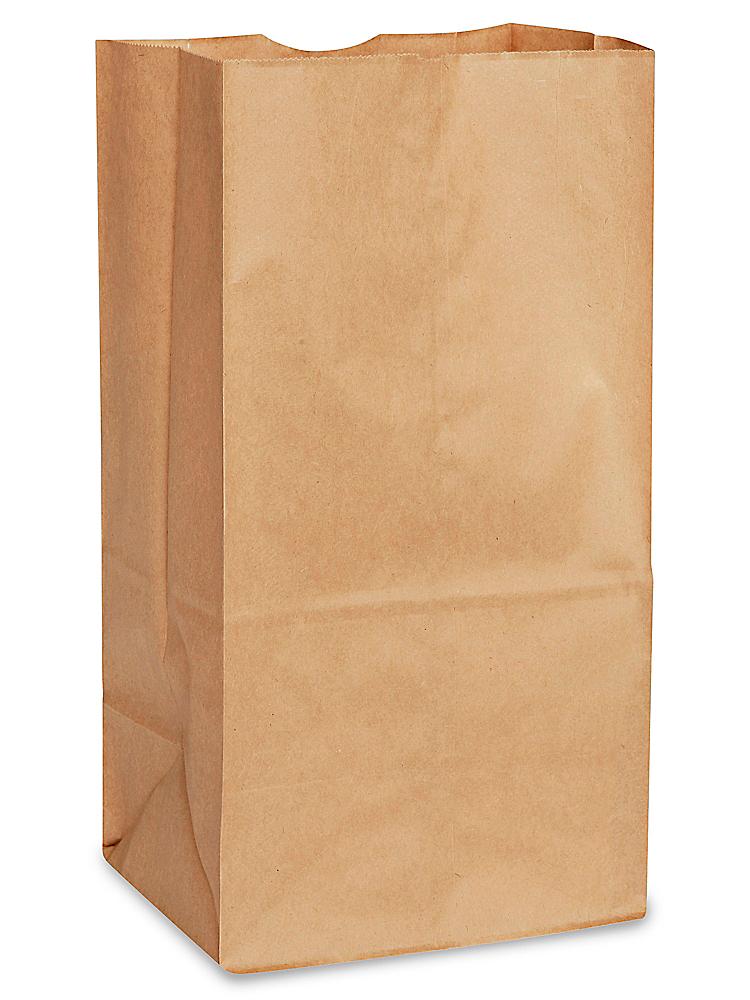 Paper Grocery Bags - 8 1/4 x 6 1/8 x 15 7/8