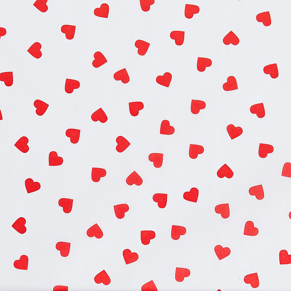 Tiny Red Hearts Tissue Paper # 435 ~ 10 Large Sheets 