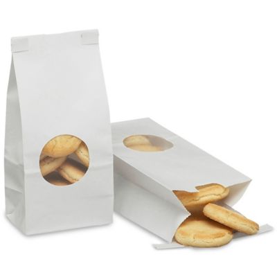 8oz Tin Tie Natural Kraft Paper Bags With Poly Liner