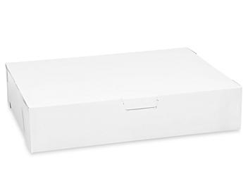 Cake Boxes - 19 x 14 x 4", 1/2 Sheet, White S-13256
