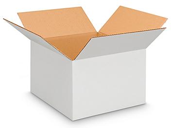 12 x 12 x 8" White Corrugated Boxes S-13294