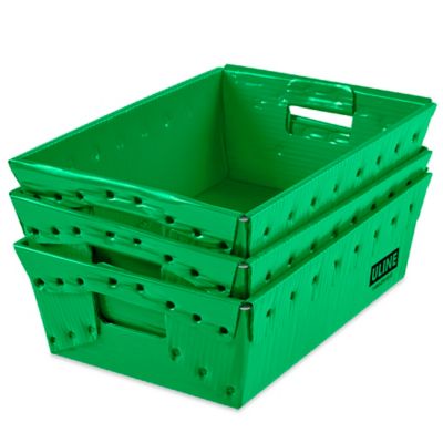 Eucalyptus Green Large Plastic Storage Bin –