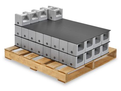 24 x 36" Plastic Corrugated Pads - Black S-13338BL