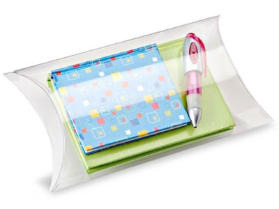 Pillow Boxes - 7 x 5 1/2 x 2", Clear S-13348