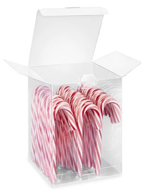 Clear Vinyl Boxes - 5 x 5 x 7" S-13352