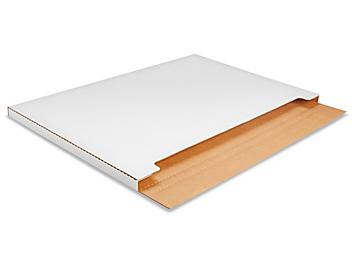 36 x 24 x 1" Jumbo White Fold-Over Mailers S-13355