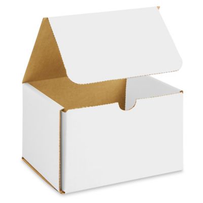 6 x 5 x 4" White Indestructo Mailers S-13360