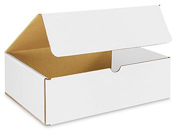 12 x 9 x 4" White Indestructo Mailers S-13370