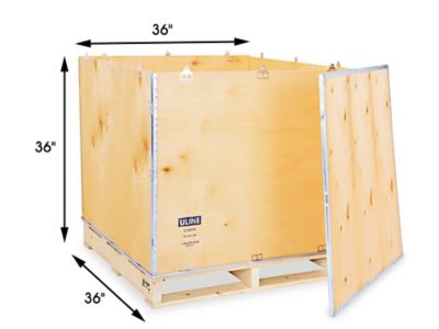 Caja de madera de 15x60x40 cm y capacidad de 36L