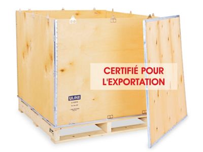 Wood Crate - 36 x 36 x 36" with Pallet S-13373