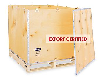 Wood Crate - 36 x 36 x 36" with Pallet S-13373