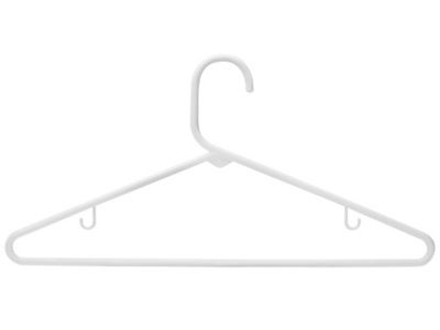 Cintre Plastique Blanc Opaque (502012)