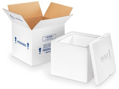 Buy 40 Litre Polystyrene Box Within A Cardboard Box. Cool Box