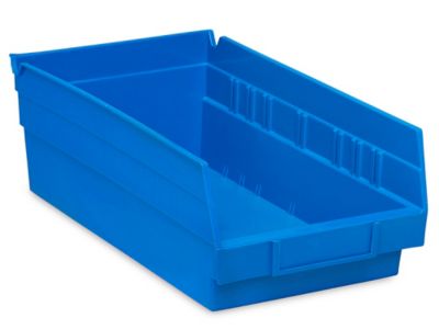  Plastic Shelf Bins - 7 x 12 x 4"