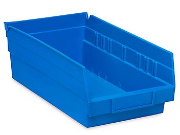 Plastic Shelf Bins - 7 x 12 x 4"