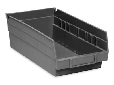  Global Industrial 7 Shelf Steel Shelving with (48) 4 H Plastic  Shelf Bins, Blue, 36x12x39 : Tools & Home Improvement