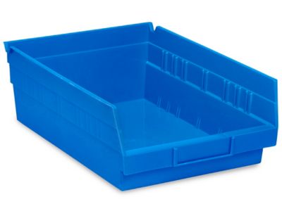 Plastic Shelf Bins - 8 1/2 x 12 x 4"