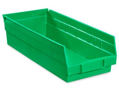 Global Industrial 7 Shelf Steel Shelving with (48) 4 H Plastic Shelf Bins,  Blue, 36x12x39