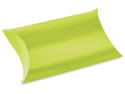 Pillow Boxes - 7 x 5 1/2 x 2", Lime S-13403LIME
