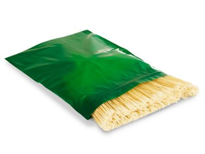 12 x 15" 2 Mil Colored Reclosable Bags - Green S-13428G