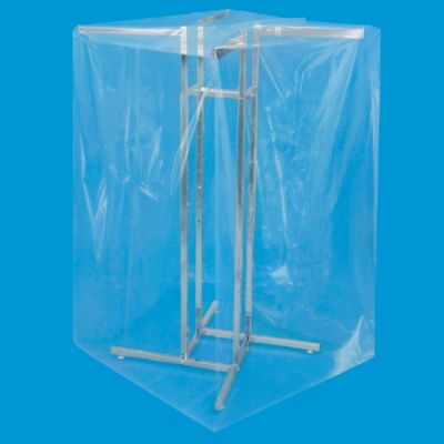 Poly Plastic Bags 20 x 18 x 36, 3 Mil Gusseted, Clear - ULINE - Carton of 100 - S-7508