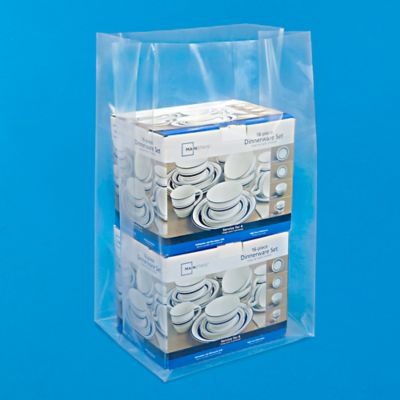 18 x 16 x 40" 4 Mil Gusseted Poly Bags S-13457