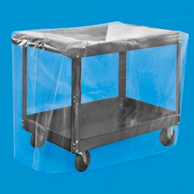 36 x 32 x 48" 4 Mil Gusseted Poly Bags S-13458