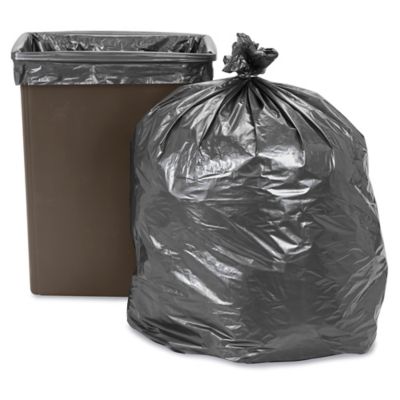  65-70 Gallon Heavy Duty Black Trash Bags, 1.7 Mil, 100 Bags/Case  : Health & Household