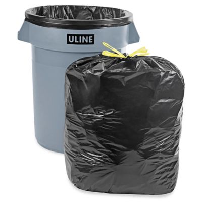  Drawstring Trash Liners - 1.4 Mil, 33 Gallon