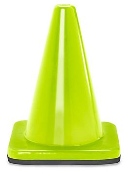 Traffic Cones - 12", Lime S-13529LIME