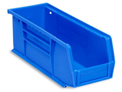 PVC Slatwall Blue Parts Bins with Parts Bins Support (Pack of 4) - NewAge  Products