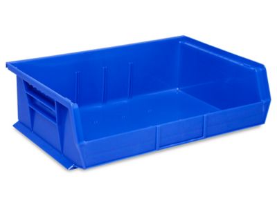 Bacs empilables en plastique – 11 x 16 1/2 x 5 po