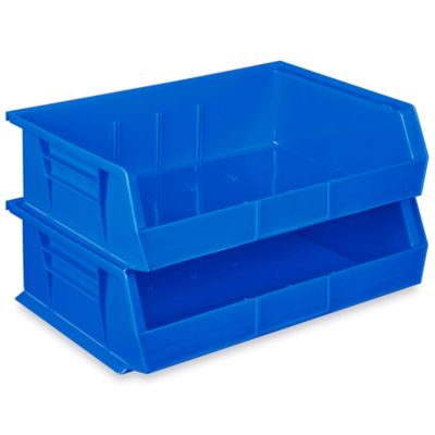 Plastic Bin Cups - 3 x 5 x 3, Blue S-16291BLU - Uline
