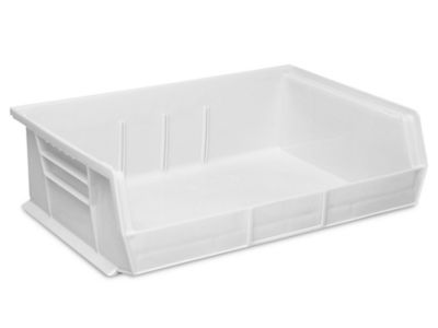 Plastic Stackable Bins - 5 1/2 x 4 x 3, Blue - Carton of 24 - ULINE Canada - S-12413BLU