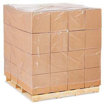 51 x 48 x 75" 1 Mil Clear Pallet Covers S-13541