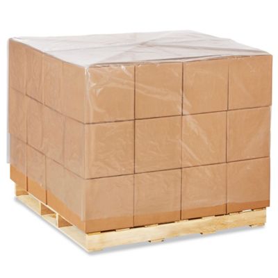 54 x 52 x 60" 1 Mil Clear Pallet Covers S-13542