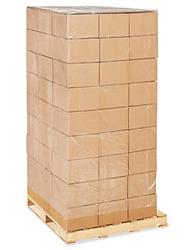 42 x 42 x 96" 2 Mil Clear Pallet Covers S-13544
